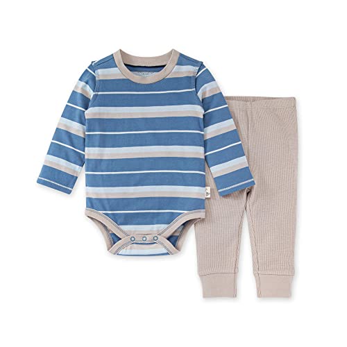 Image of Burts Bees Baby Baby Long Sleeve Bodysuit & Pant Set