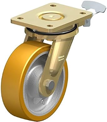Blickle LS-GTH 160K-RI2 Swivel Caster, 6.3" Wheel Diameter, 1760 lb. Load Capacity