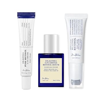 Dr.Althea Gentle Retinol Trio | Anti-Aging & Dark Spot Care for Retinol Beginners | Korean Vegan Skin Care for All Skin Types