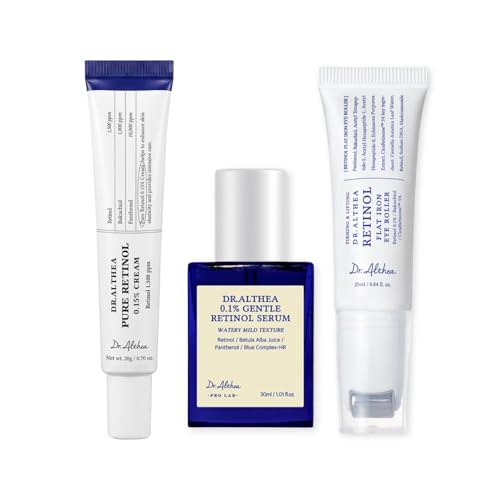 Dr.Althea Gentle Retinol Trio | Anti-Aging & Dark Spot Care for Retinol Beginners | Korean Vegan Skin Care for All Skin Types