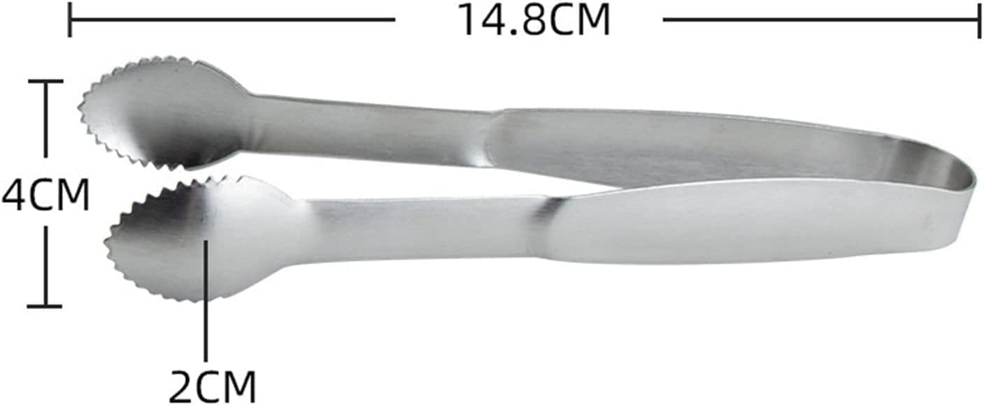 Kitchen Tongs Ice Tongs Stainless Steel Small Metal Serveware Coffee Sugar Cube Desserts Tools for Parties Food Grade Materials tongs