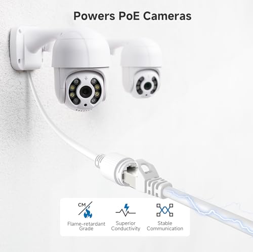 Cable Matters 10Gbps Snagless Short Shielded Cat 6A Ethernet Cable - 1ft, Cat 6A Cable, Cat6A Cord, Ethernet Cord, White by Cable Matters - Image 7