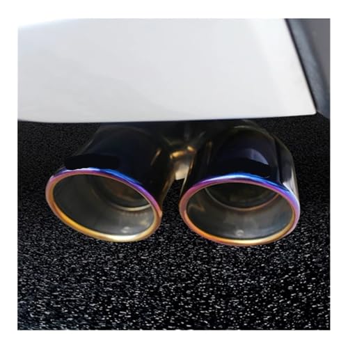 Silencieux de gorge de queue de voiture en acier look sport pour Outlander