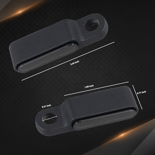 NTHREEAUTO Handlebar LED Turn Signals Mini Motorcycle Blinkers Front Running Light Universal Compatible with Harley Sportster Dyna Honda Shadow Kawasaki Vulcan Yamaha V-Star Road Star