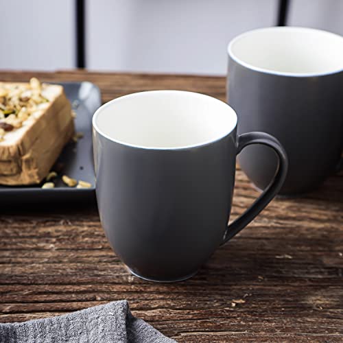 Stone Lain Amy Porcelain Dinnerware Set, 24-Piece Service For 6, Gray #TOP3