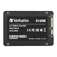 Verbatim Vi550 S3 SSD 512 GB 2,5" - Interne Solid State Drive - 3D NAND-Technologie - schwarz – Ansicht 6