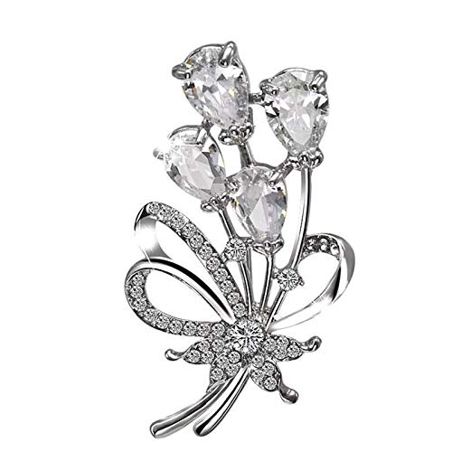 Broche pull fleur en alliage pour sublimer vos tenues de bureau
