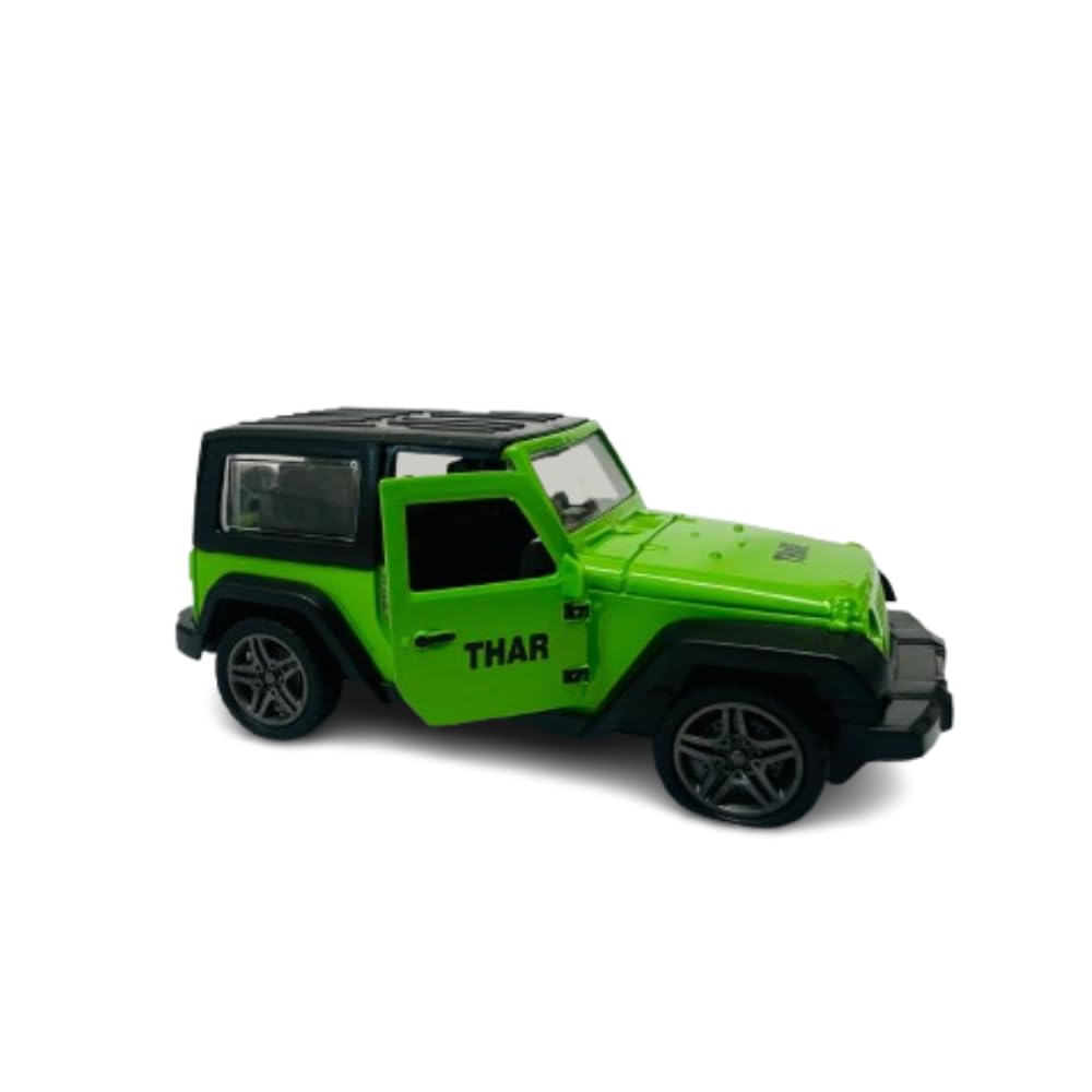 Mahindra Thar Die Cast Metal Toy for Kids|Pull Back Action| Miniature Scaled Models Toy Car (Green) (B0DHRWNVF6) Amazon Price History, Amazon Price Tracker