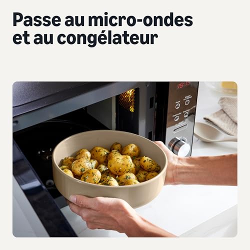 6 Bols en Grès Émaillé 0,6 L Gris Lin - Amazon – Image 4