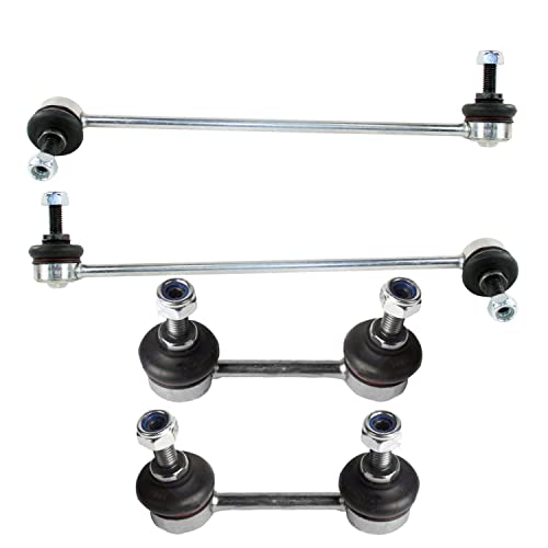 Bison Performance 4Pc Front & Rear Steel Suspension Stabilizer Sway Bar Link Kit For Bmw E83 X3 2004-2010 #TOP9