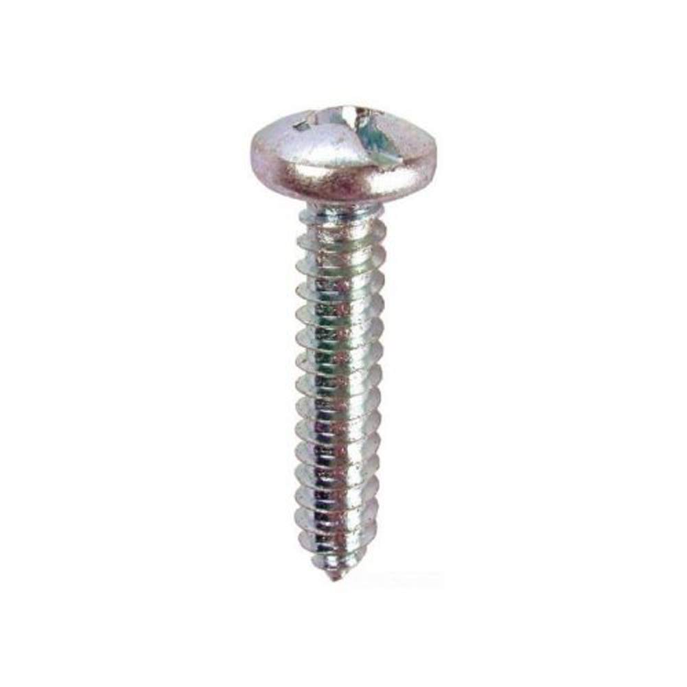 L.H. Dottie 2WS61 Sheet Metal Screw Pan Head, Phillips/Slotted, No.6 by 1-Inch Length, Zinc Plated, 100-Pack
