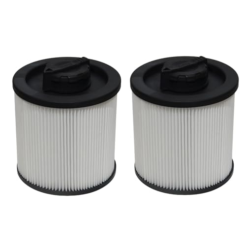 PUREBURG DXVC4001 Replacement Filter Compatible with DEWALT DXV04T DXV05P DXV05S DXV08S DXV06G Wet Dry Shop Vacuums, 2-Pack Washable & Reusable