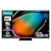 Hisense 65U8KQ Mini LED 4K ULED Smart TV - 164 cm (65 Zoll) Dolby Vision IQ & Atmos, 120Hz Panel, Game Mode Pro, UHD AI Upscaler, HDR10+, Bluetooth, Apple AirPlay, Alexa, anthrazit [2023]
