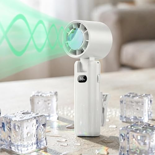 Ventilador de clip USB con rotación de 180 grados y batería recargable de gran velocidad 4