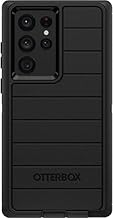 OtterBox Defender Pro Case & Belt Clip/Stand for Samsung Galaxy S22 Ultra (NOT S22 or Plus or Other Models) (Black)