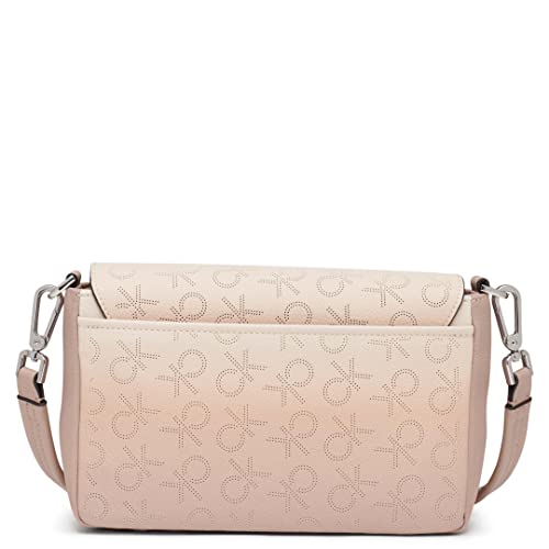 Calvin Klein Ava Novelty Demi Shoulder Bag, Goat Multi Perf Logo #TOP1