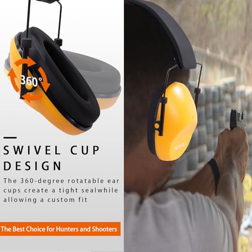 HUARUI Ear Protection noise cancelling headphones For Adults, Children, Sensory Autism Hearing Protection Safety Earmuffs - Image 5