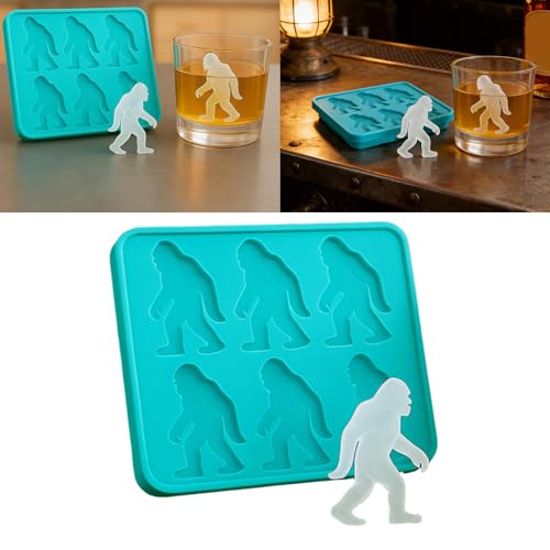 Molde para cubitos de hielo con forma de pies grandes de silicona miniatura 2