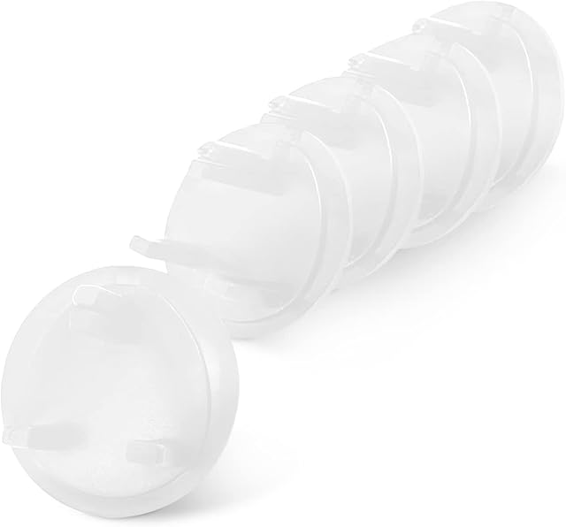 Kidoola Pack of 20 Socket Covers, Child Proof Home Safe Plug Protectors, Electrical Insulation Plastic Socket Guards Caps for Children and Baby Safety for Home, School, Kindergarten, Nursery - White