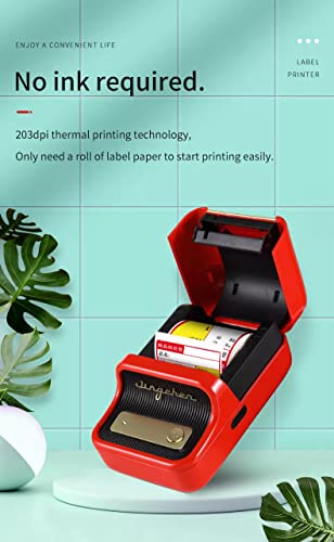 Image of B21 Bluetooth Thermal Label Printer - 2 Inch Small Portable Label Maker, Barcode, Mini Stickers, Bill, Receipt Printing Machine for Home, Office, and Business Use