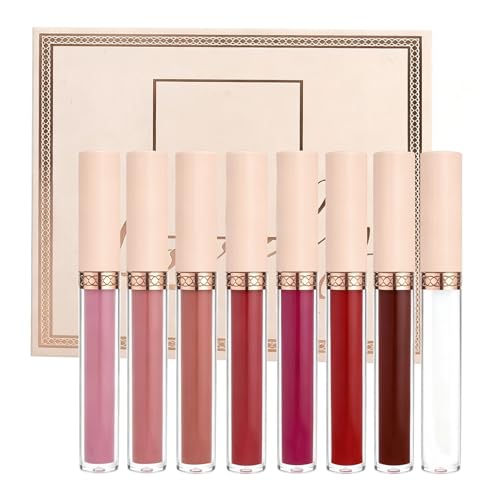 Rossetto Matte, 8 PCS Liquido Set, Kit lucidalabbra opaco, regalo per cosmetici a lunga durata impermeabile