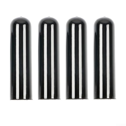 Image of 4Pcs Black Car Rear Door Lock Pin Knob Cap Sets, Compatible with for BMW 5 Series/F10/F18/E39, Easy Installation Door Trim Replacement(4Pcs Pins)