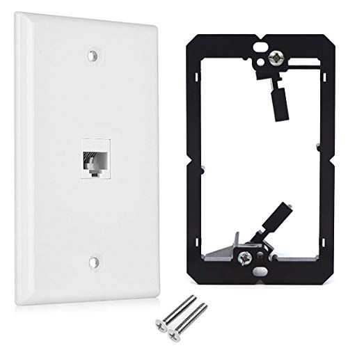 Prise murale RJ45 Cat6 femelle femelle femelle avec insert amovible sans soudure