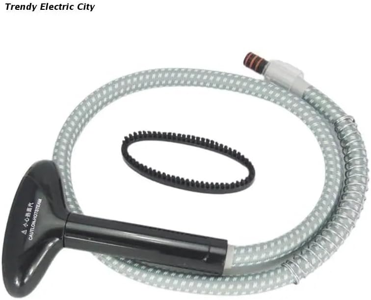 PVC Garment Steamer Guide Hose with Brush Spray Steam Pipe for Garment Steamer Replacement Parts Length 1.6m