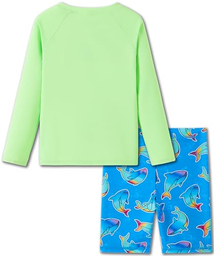 Image of UMELOK Boys' Rash Guard Swim Set