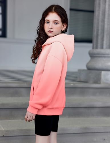 Arshiner Mädchen Kapuzenpullover Warm Fleece Kinder Hoodie Winter Pullover mit Tasche Sweatshirt für Mädchen 10-11 Jahre