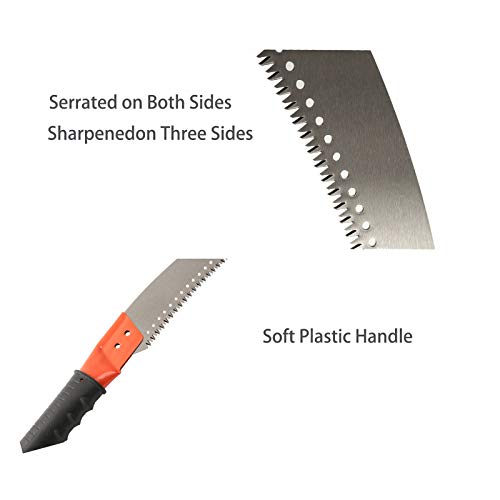 Pole Saw for Tree Trimming, Long Tree Trimmer Pole Saw 10FT, Manual Pole Cutter for Yard Garden and Patios Trees Branches Cutting by HOSKO - Image 2