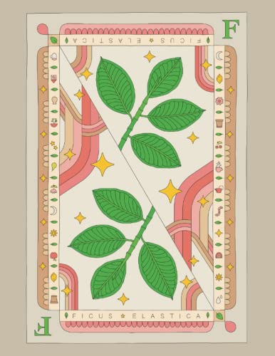 Ficus Elastica: Large Rubber Plant Dotted Journal for Houseplant Lovers