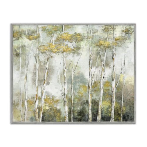 'Summer Forest Birch Trees Impressionist'| Framed Giclee Art