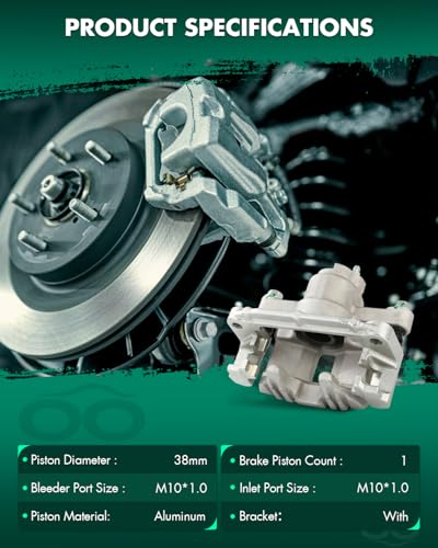 Image of SCITOO - Rear Disc Brake Calipers Assembly For Oldsmobile,For Pontiac | Models - For Alero 1999 2000 2001 2002 2003 2004,For Grand Am 1999 2000 2001 2002 2003 2004 2005 18B4724 18B4725