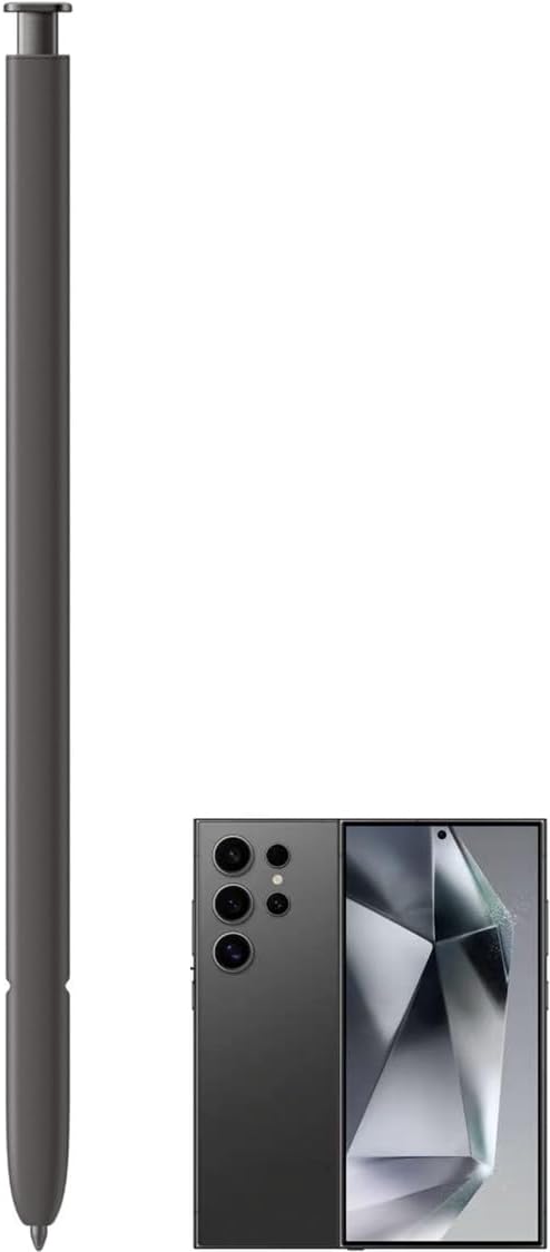 Galaxy S24 Ultra Stylus Pen (WithoutBluetooth) Replacement for Galaxy S24 Ultra 5G Stylus Pen Replacement Touch Pen+Tips (Black)