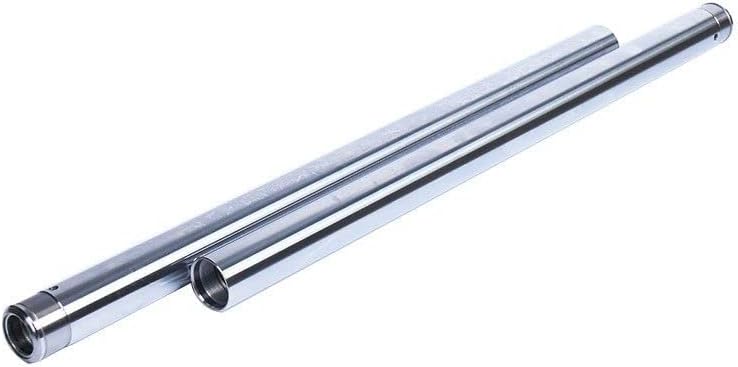 Motorcycle Front Inner Fork Tubes 1 Pair For Kawasaki ZR400 Zephyr 1989-1995 ZR550 Zephyr 1990-1998 39mm Fork Pipes Suspension Silver