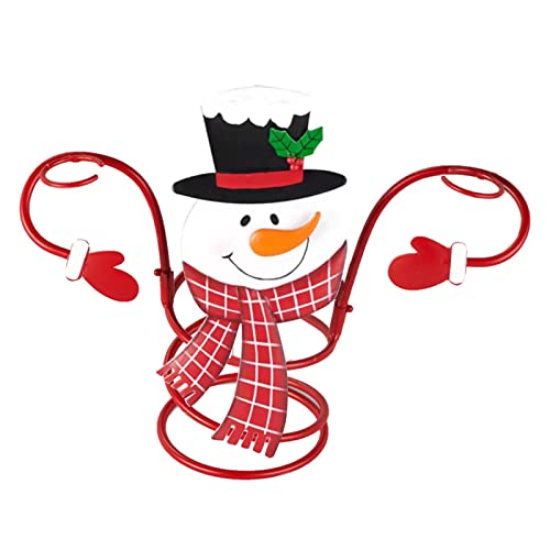 Holiday Wine Bottle Glass Holder Countertop Hold 1 Wine Bottle And 2 Glasses Kitchen Storage Rack Christmas Home