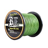 Hilo de Pesca Línea de Pesca 1000m 4X Línea de Pesca Trenzada 4 Colores Super EDUCACIÓN FÍSICA Línea Fuerte Fuerza Muy Resistencia Fuerte Linea de Pesca (Color : A, Size : 0.23MM-28LB)