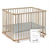 Geuther Laufstall Lucilee | Baby Laufgitter 90x97 cm aus...