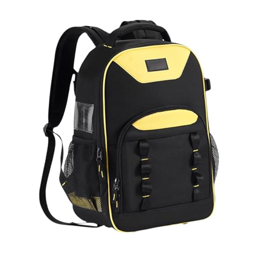 Sharplace Tool Backpack Heavy Duty Tools Organizer Bag Portable Work Backpack Waterproof Tool Carrier for Electrician Worker Technician