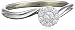 Produktbild Diamonds by Ellen K. Damen-Ring 585 Weißgold 10 Brillanten 0.24 Karat W 17 170370159-1-017
