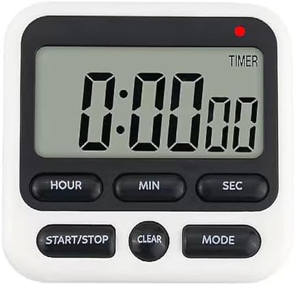 Amazon.com: Hour Minute Second Count Up Countdown Digital Kitchen Timer ...