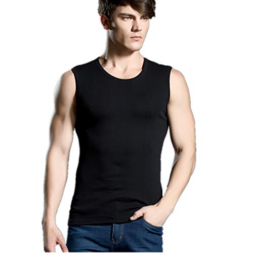 BIFINI Men s Sleeveless A-Shirts Undershirts V-Neck Crew Neck Tank Tops M