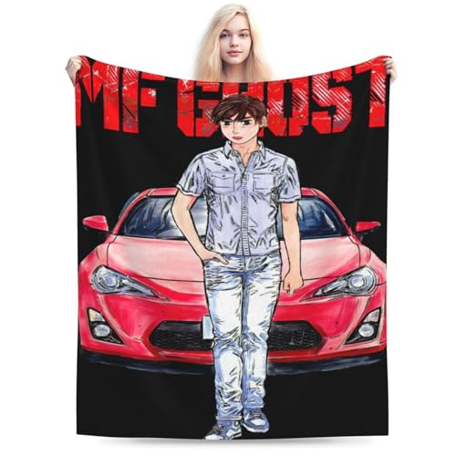 MFゴースト 毛布 ブランケット 大判 フリーサイズ 暖かい 軽量 ふわふわ 一人用 ソファ ベッド オフィス 膝掛け 洗える 秋冬80"x60"