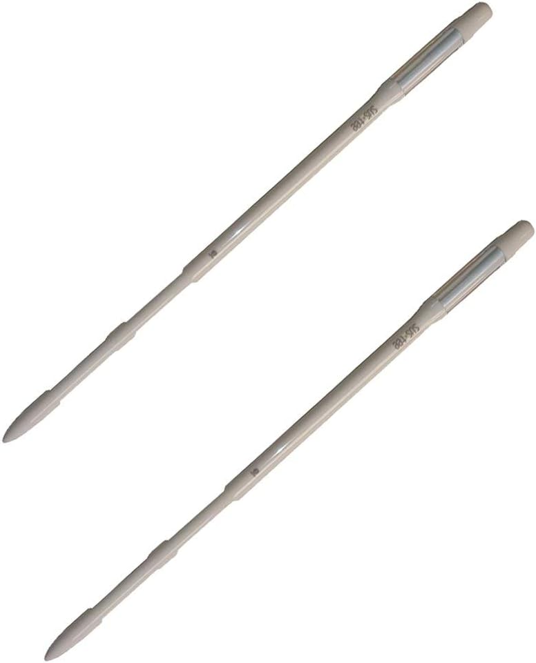 IPPINKA Sustee Aquameter (Large White Refillable - Bundle of 2) - House Plant Soil Moisture Meter, Humidity Sensor Probe, Water Level Indicator - Best for Indoor Potted Plants