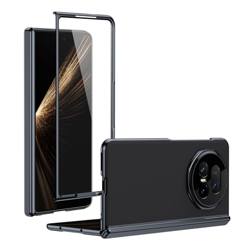 Coque Honor Magic V5 étui pliable noir idéal pour le travail et les voyages