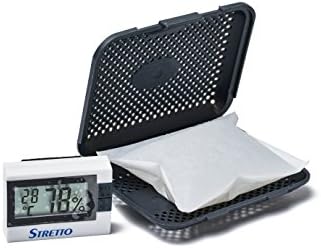 STRETTO 1020 Humidifier for Cello & Large Instruments incl. Case, 2 humid Bags and with Hygrometer (STR-1040)