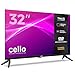 Cello C3226TZF rahmenloser 32-Zoll Smart TV mit DVD, betrieben mit dem Tizen Betriebssystem, Cloud Gaming ohne Konsole – Bluetooth, HDMI, USB & WLAN-Konnektivität