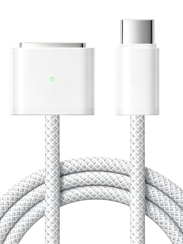 USB-C to Magnetic 3 Cable 6.6FT, 140W MacBook Air Charger Magnetic Fast Charging, MacBook Charger Magnetic Connector for MacBook Air 13