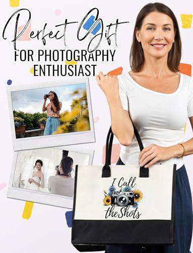 Bolso tote de lona para fotógrafo con cierre y correa miniatura 4